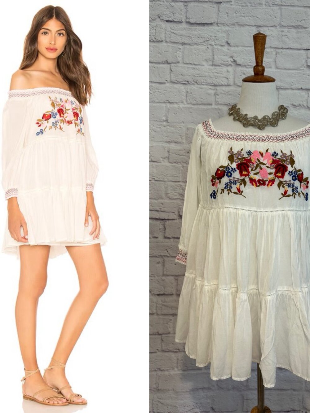 Cochella Bohemian Boho FREE PEOPLE - Sunbeam Mini dress Sz XS
